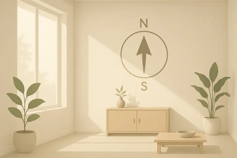 Minimalist illustration of Feng Shui influences in 2026